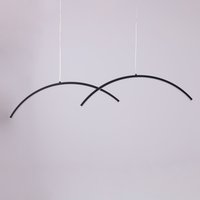 Подвесная люстра AksHome Wave (черный)