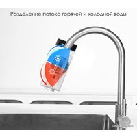 Проточный электрический водонагреватель на кран Xiaoda Hot Water Faucet White HD-JRSLT06