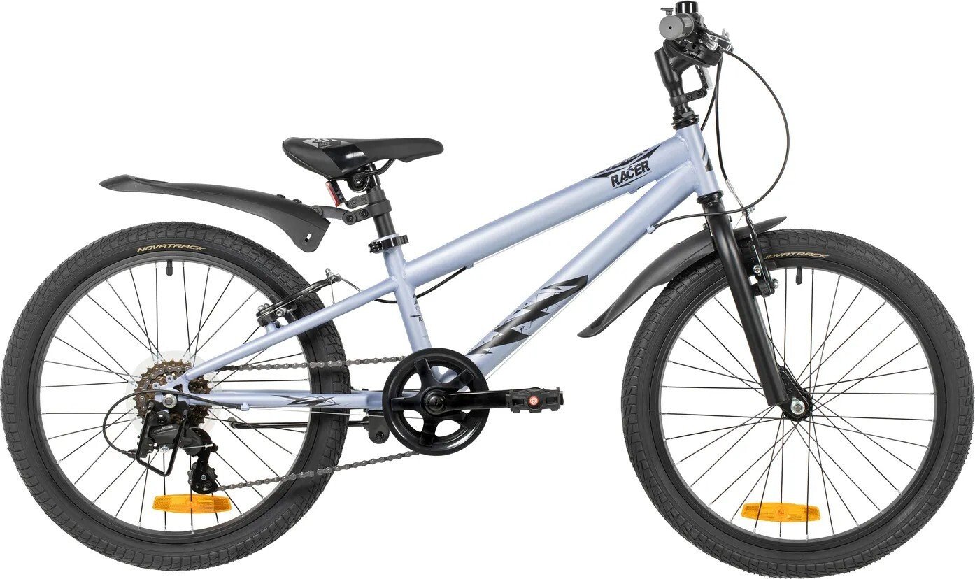 Детский велосипед Novatrack Racer 20 20SH6V.RACER.GR6 (серый)