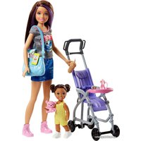 Кукла Barbie Skipper Babysitters Inc. Doll and Playset FJB00