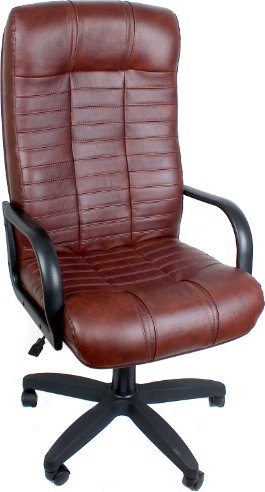 

Офисное кресло Деловая обстановка Атлант Стандарт кожа люкс (средне-коричневый)