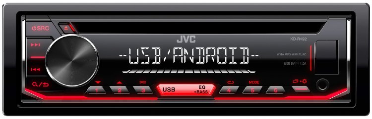 

CD/MP3-магнитола JVC KD-R492M