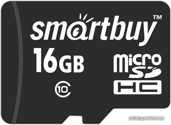 Карта памяти SmartBuy microSDHC SB16GBSDCL10-00LE 16GB