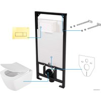 Унитаз подвесной Deante Anemon CDZZ6ZPW