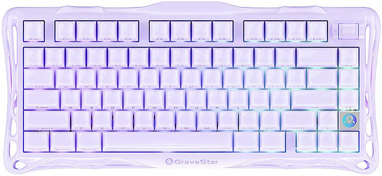

Клавиатура Gravastar Mercury K1 Special Edition Lavender Purple (GravaStar x Kailh Cherry Pink)
