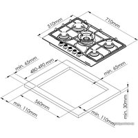 Варочная панель KUPPERSBERG FS 73 X