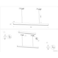 Трековый светильник Ambrella light Track System GL6787 BK