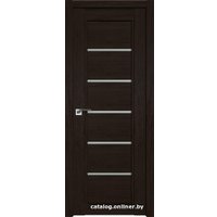 Межкомнатная дверь ProfilDoors 2.76XN L 50х200 (дарк браун, стекло матовое)