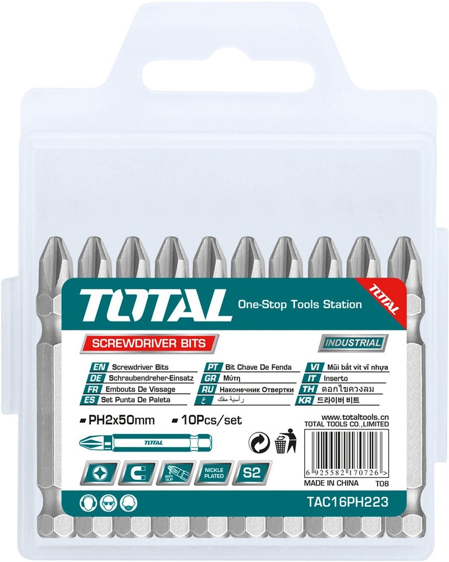 

Набор бит Total TAC16PH223 (10 предметов)