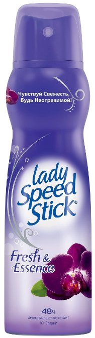 

Антиперспирант-спрей Lady Speed Stick Fresh & Essence с ароматом вдохновленным черной орхидеей 150 мл