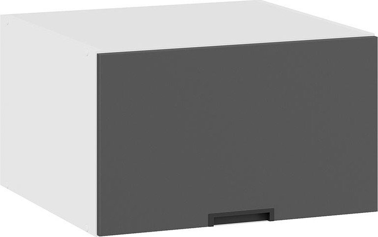 

Шкаф навесной Трия Гренада 1В6ГП (белый/холст вулкан)