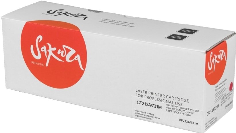 

Картридж Sakura Printing SACF213A/731M (аналог HP CF213A/731M)