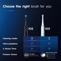 Электрическая зубная щетка Oral-B iO2 Electric Toothbrush Gentle Clean Sensitive (черный)