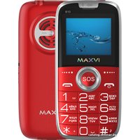 Кнопочный телефон Maxvi B10 (красный)