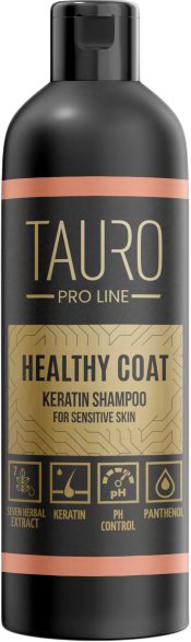 

Концентрат шампуня Tauro Pro Line Healthy Coat Keratin 250 мл