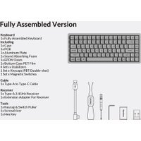 Клавиатура Keychron K2 HE Concrete Edition K2H-F1C (Nebula Magnetic)