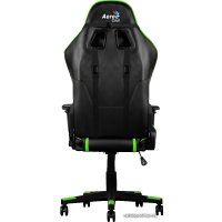 Игровое (геймерское) кресло AeroCool AC220 (черный/зеленый)