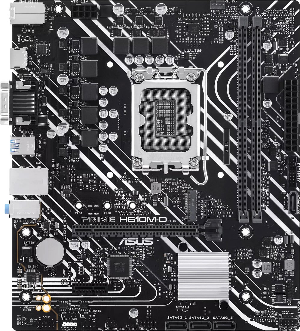 

Материнская плата ASUS Prime H610M-D