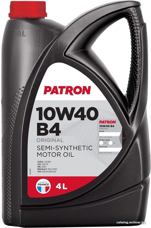 

Моторное масло Patron 10W-40 B4 4л