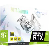 Видеокарта ZOTAC GeForce RTX 3060 AMP White Edition 12GB GDDR6 ZT-A30600F-10P