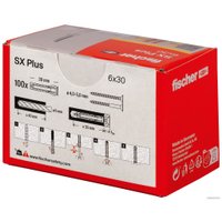 Дюбель универсальный Fischer SX Plus 6X30 568006 (100 шт)