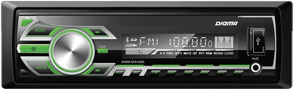 

USB-магнитола Digma DCR-420G