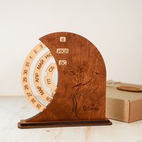 Вечный календарь Творческая мастерская "Пуговка" Анастасии Минич Аист с луговыми цветами