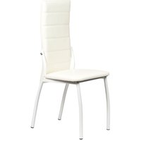 Стул ВВР Прага (белый/белый, экокожа)