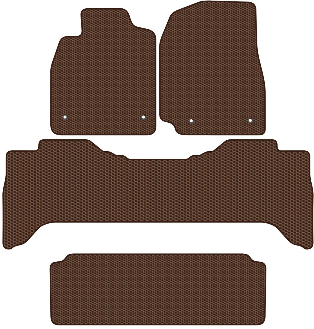 

Комплект ковриков для авто Alicosta Lexus LX470 (suv / j100) +3 ряд 2002 - 2007 (коричневый, сота)