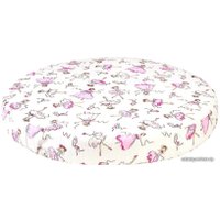 Простыня Amarobaby Балерины AMARO-5101-B (розовый)