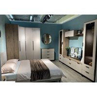 Полка MLK Тоскана (900) с гор.дв. (Дуб табачный/Бисквит)