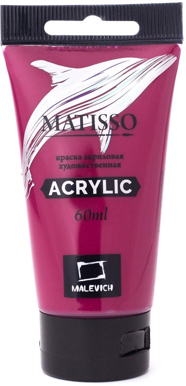 

Акриловая краска Малевичъ Matisso 617310 (60 мл, розовый)