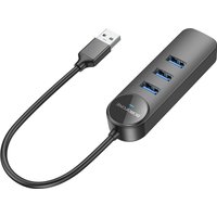 USB-хаб Borofone DH6 USB Type-A (3 x USB 3.2 Gen1, 0.2 м)