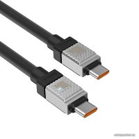 Кабель Baseus CoolPlay Series USB Type-C - USB Type-C (1 м, черный)