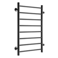 Полотенцесушитель Ростела Виктория боковое подключение 1" 8 перекладин 50x80 см (черный)