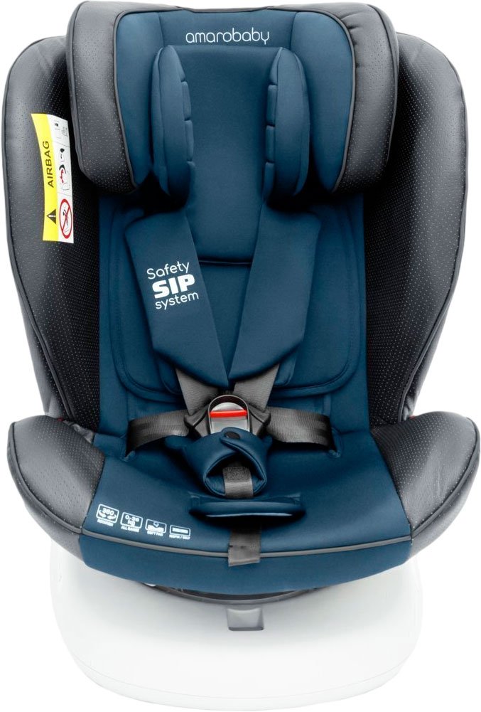 

Детское автокресло Amarobaby Champion Isofix AMARO-2008CH-Se/Si (серый/синий)