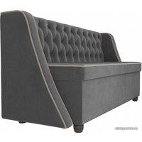 Диван Лига диванов Лофт 104550 (велюр, серый)