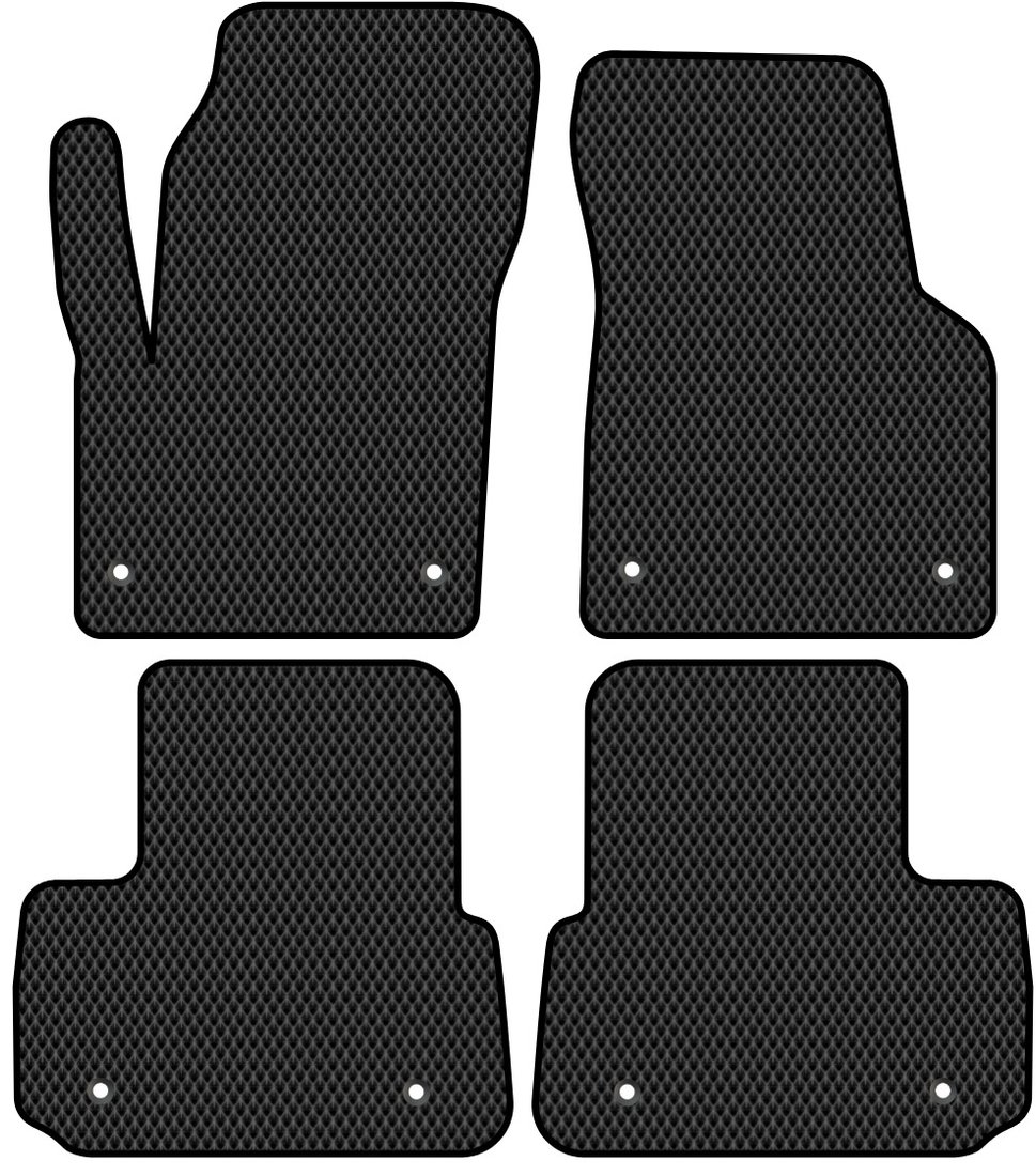 

Комплект ковриков для авто Alicosta Land Rover Discovery Sport I (suv / L550) 2014 - 2019 (черный, ромб)
