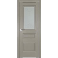 Межкомнатная дверь ProfilDoors 2.39XN L 80x200 (стоун, стекло франческа кристалл)