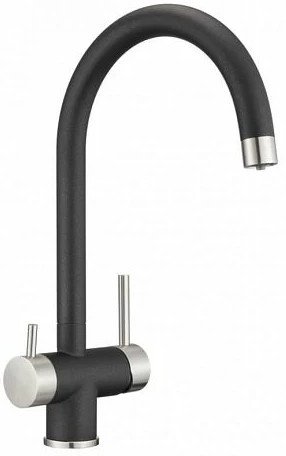 

Смеситель Milacio Ultra 554 MCU.554.MB (черный/хром)