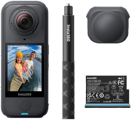 

Экшен-камера Insta360 X4 Air Starter Bundle (черный)