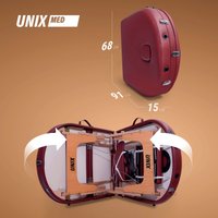 Массажный стол Unix Comfort 3 Section (burgundy)