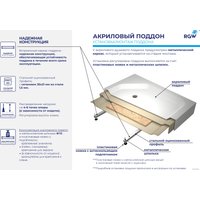 Душевой поддон RGW LUX/TN 70x90
