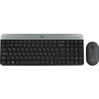 Офисный набор Logitech MK470 Slim Wireless Combo 920-009206 (графитовый)