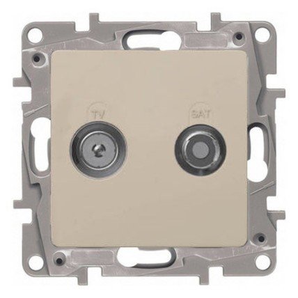 

Розетка телевизионная Legrand Etika 672357 (слоновая кость)
