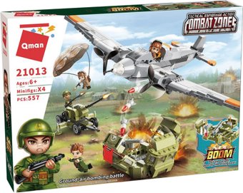 Конструктор Qman Combat Zones 21013 Воздушная бомбардировка