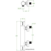 Смеситель Laveo Pretto BAO 04TD