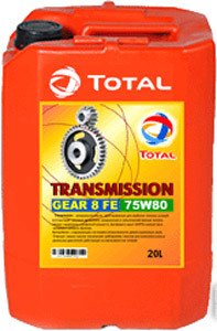 Трансмиссионное масло Total Transmission GEAR 8 75W-80 20л