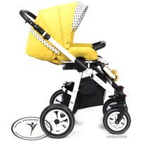 Универсальная коляска Dada Paradiso Group Glamour Yellow (3 в 1)