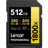 Карта памяти Lexar Professional 1800x SDXC LSD1800512G-BNNNG 512GB в Гомеле